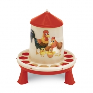 krmítko pro slepice s nožičkami 2kg štastné slepice