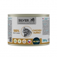 IRONpet Silver pes konzerva 200g kuřecí 100% masa