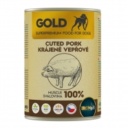 IRONpet Gold pes konzerva 400g vepřové krájená svalovina
