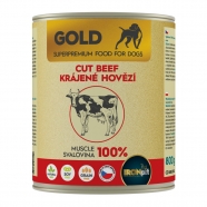 IRONpet Gold pes konzerva 800g hovězí krájená svalovina