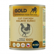 IRONpet Gold pes konzerva 800g kuřecí krájená svalovina