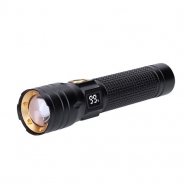 SOLIGHT WN54 LED nabíjecí svítilna s displejem 200lm zoom Li-Ion