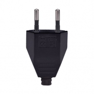 SOLIGHT P60B zástrčka plochá 2,5A černá