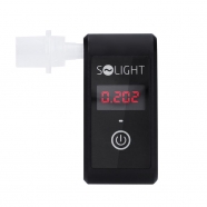 SOLIGHT 1T09 alkohol tester mini Fuel Cell 0,0-5,0‰ BAC citlivost 0,08‰
