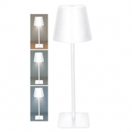SOLIGHT WO69-W LED lampa nabíjecí Lucca bílá 120lm změna CCT, stmívaní
