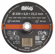 MAGG kotouč brusný 230x6x22,2 na kov BK230