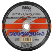 MAGG kotouč řezný na kov 230x2,0x22mm speed RKQS23020220