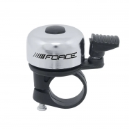 FORCE zvonek MINI Fe/plast 22,2mm paličkový stříbrný