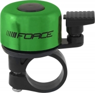 FORCE zvonek MINI Fe/plast 22,2mm paličkový zelený