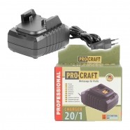PROCRAFT AKU 20/1 nabíječka pro 20V Li-ion baterie