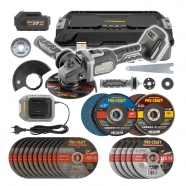 PROCRAFT AKU SAG125B-CD bruska úhlová SBN + kufr + kotouče
