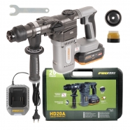 PROCRAFT AKU HD20A vrtací kladivo SDS+ Industrial SBN + kufr