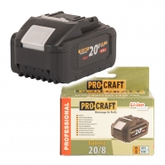 PROCRAFT AKU 20/8 baterie 20V 8000mAh Li-ion