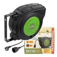 PROCRAFT EK15N prodlužovací kabel 15m buben samonavíjecí