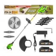 PROCRAFT AKU PTA24 vyžínač + baterie 2x2Ah a nabíječka