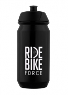 FORCE láhev RIDE BIKE 0,5l černo bílá