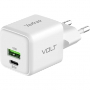 YENKEE YAC G38 VOLT nabíječka 18+20W GaN USB-A a USB-C