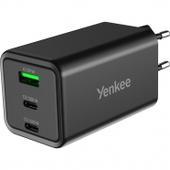 YENKEE YAC C100 GAN nabíječka 100W 1xUSB-A 2xUSB-C