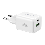 MOBIOLA CT45AC-WH nabíječka USB-A + USB-C 45W bílá