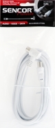 SENCOR SAV 169-025W ant.koax.kabel M-F 90° 2,5m