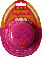 MAXELL YOYO BUDS sluchátka růžovo oranžová