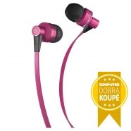 SENCOR SEP 300 MIC  pink MET sluchátka