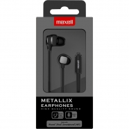 MAXELL 303791 sluchátka metallix šedá