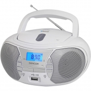 SENCOR SPT 2700WH rádio s CD/MP3/USB/BT bílé
