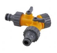 ROSA rozdvojka s ventily pro rychlospojky 45134