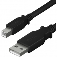 YENKEE YCU 016 BK USB A/B kabel k tiskárně 3m