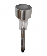 lampa solární LED zahradní nerez ZSLED02