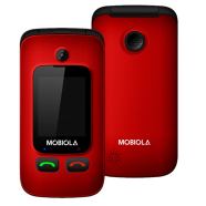 MOBIOLA MB610 mobilní telefon V SENIOR DS červený