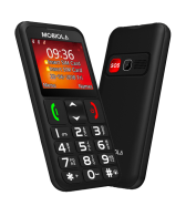 MOBIOLA MB700BLK mobilní telefon SENIOR DS černý