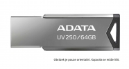 Flash Disk 16GB USB 2.0 A-DATA UV250 stříbrná