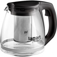 LAMART LT7025 konvice 1,1l černá VERRE