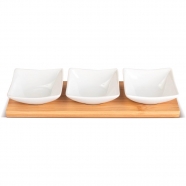 LAMART LT9217 servírovací misky 3ks 26x8 BAMBOO
