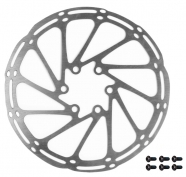 FORCE kotouč brzdový 8 160mm 6 děr stříbrný