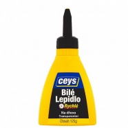 CEYS lepidlo na dřevo 125g rychlé bílé/trans.disperzní