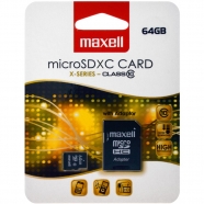 SD micro 64GB MAXELL CL10 + adaptér