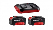 EINHELL AKU Starter-Kit 18V 2x4,0Ah PXC nabíječka pro 2 baterie