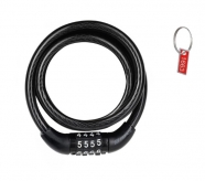 FORCE zámek L8/650mm kódový bez držáku černý