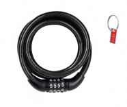 FORCE zámek S8/1200mm kódový bez držáku černý