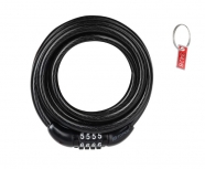 FORCE zámek S8/1800mm kódový bez držáku černý