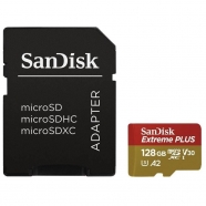 SD micro 128GB SanDisk Class 10 UHS-I U3 V30 + adaptér