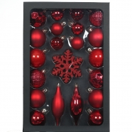 RETLUX RXL 386 sada ozdob 25ks červené