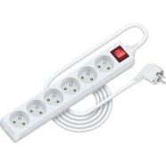 RETLUX RPC 33 prodlužka 3m 6 zásuvek s vypínačem 3x1,0mm