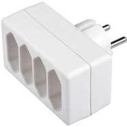 RETLUX RPC 61 rozbočka 4x2,5A 250V bílá