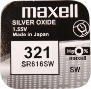 MAXELL SR 616SW / 321 baterie hodinková