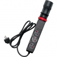 RETLUX RPC 71 prodlužovačka pod stůl 3z 1xUSB-C 2xUSB-A černá