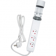 RETLUX RPC 72 prodlužovačka pod stůl 3z 1xUSB-C 2xUSB-A bílá